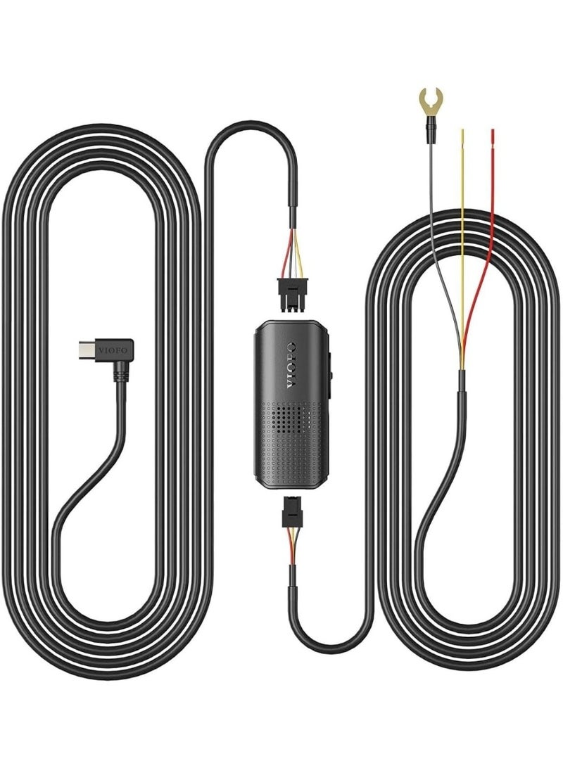Viofo HK6 Dash Cam Hardwire Kit USB‑C 4M – USB‑C Hard Wire Kit for Dash Cameras 12V/24V, Low Power Consumption with Hybrid Parking Mode & Voltage Protection - Image 1